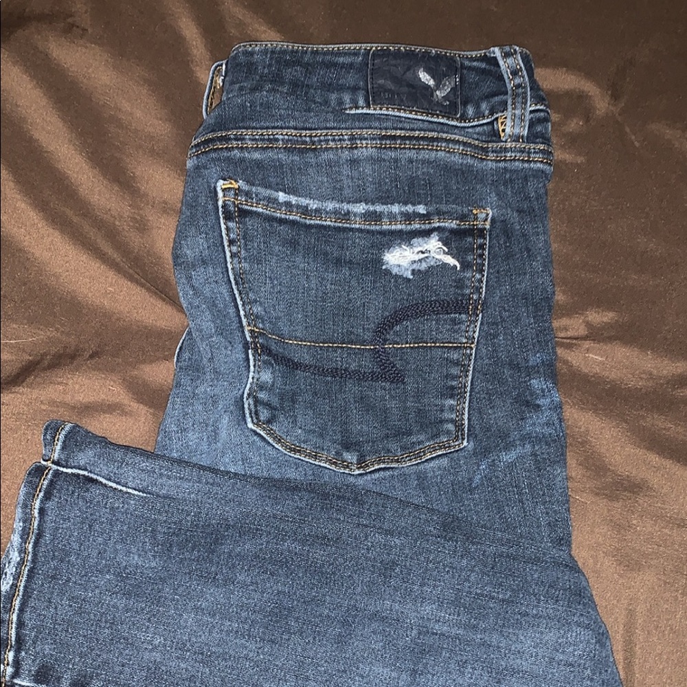 Ripped American eagle jeans